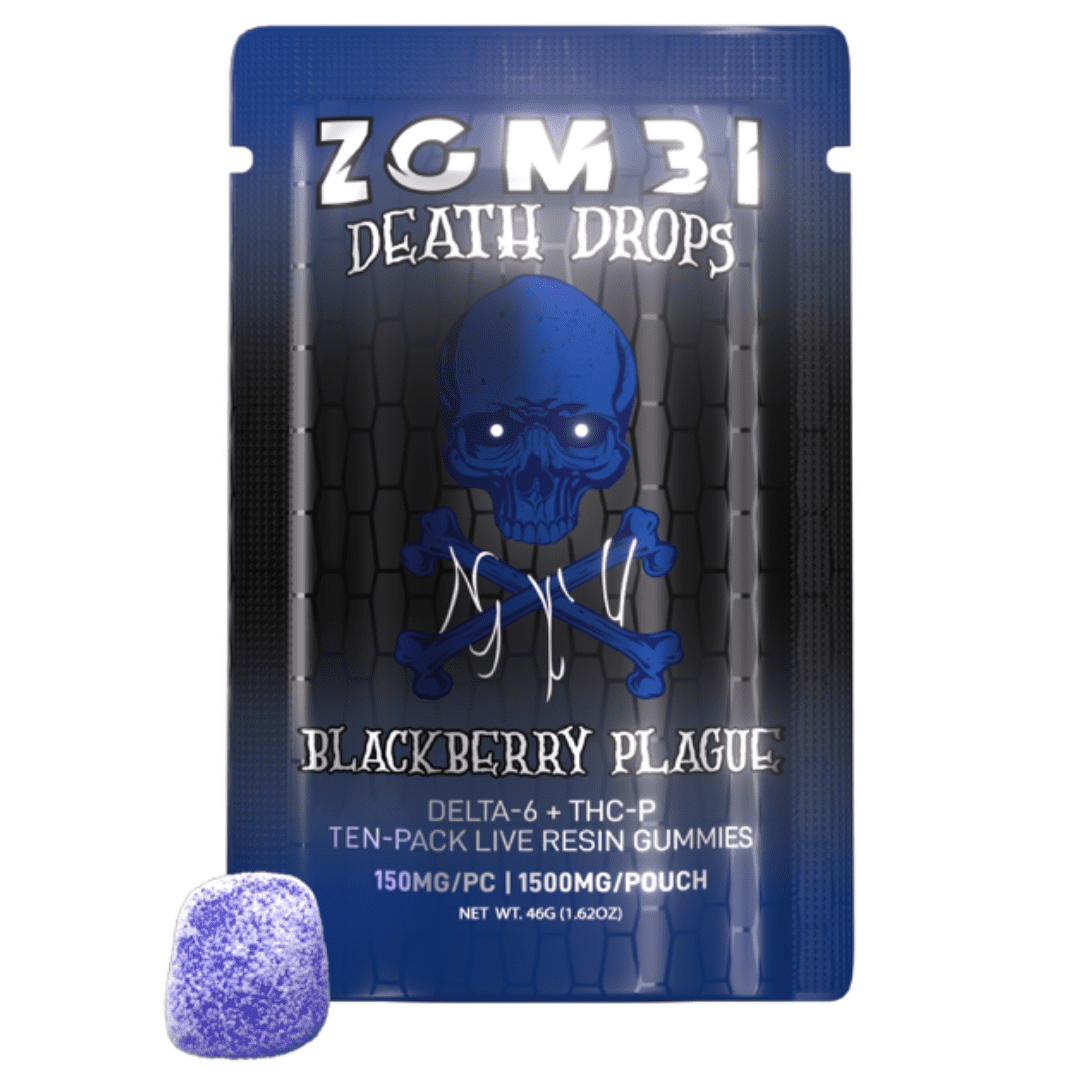Zombi Death Drops Gummies D6 + THCP 1500mg | Edibles N More - Old